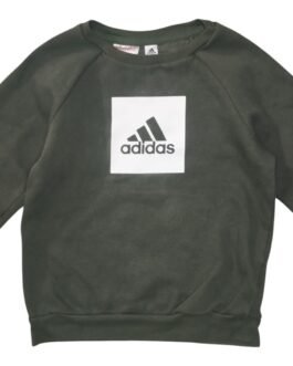 Pull kaki Adidas pour garçon – 3-4 ans