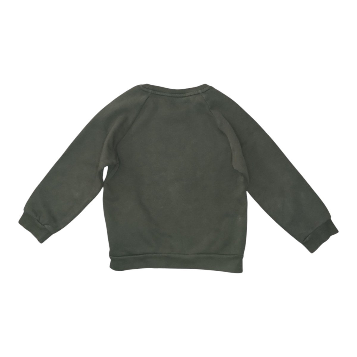 Pull kaki Adidas pour garçon – 3–4 ans (verso)