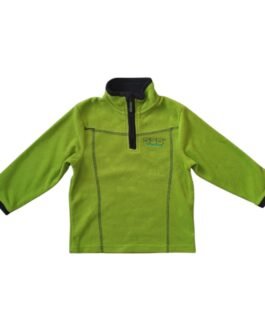 Pull polaire technique Orchestra vert fluo col zippé – 3 ans / 98 cm