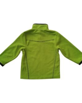 Pull polaire technique Orchestra vert fluo col zippé – 3 ans / 98 cm