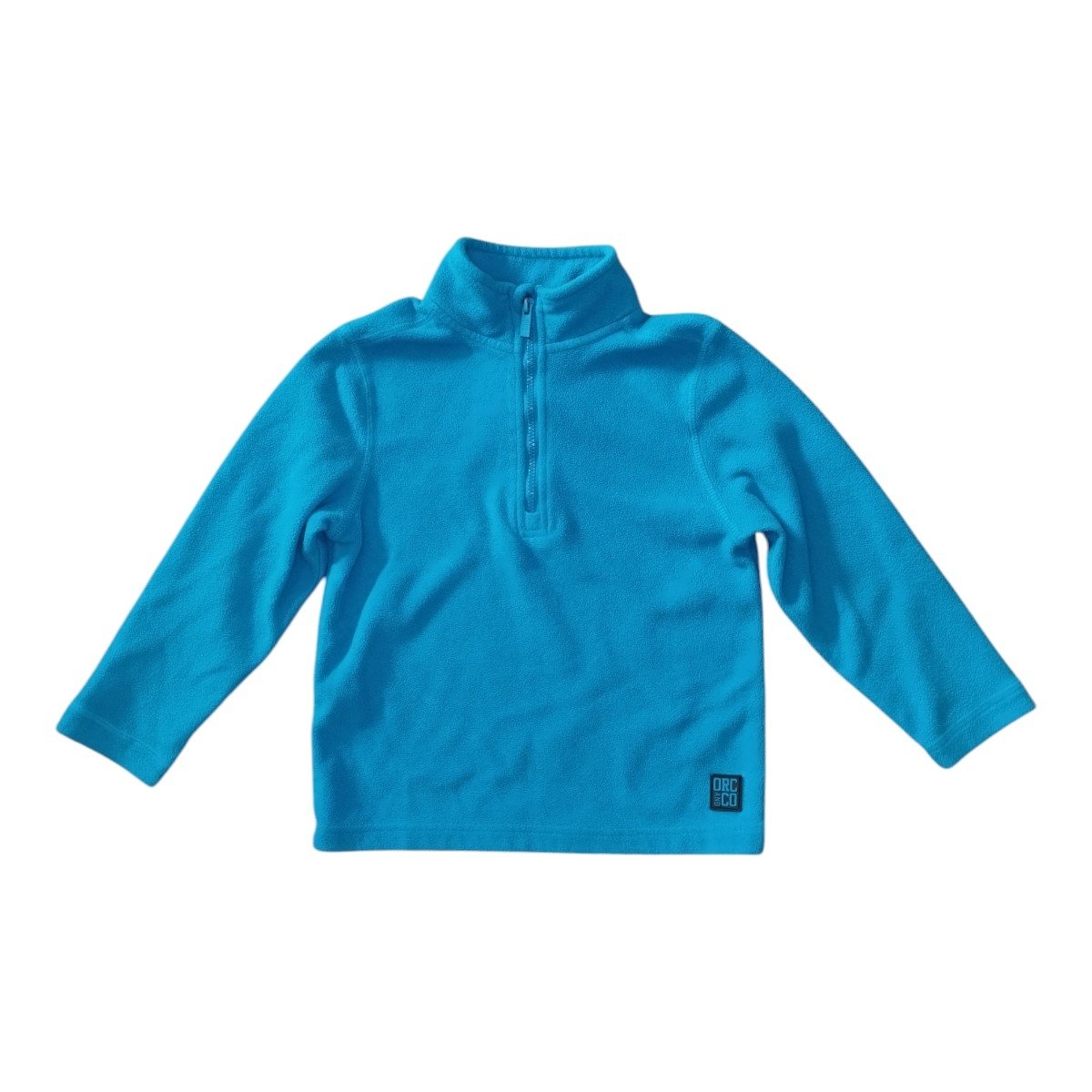 Pull polaire bleu turquoise à demi-zip Orchestra – 5 ans / 110 cm