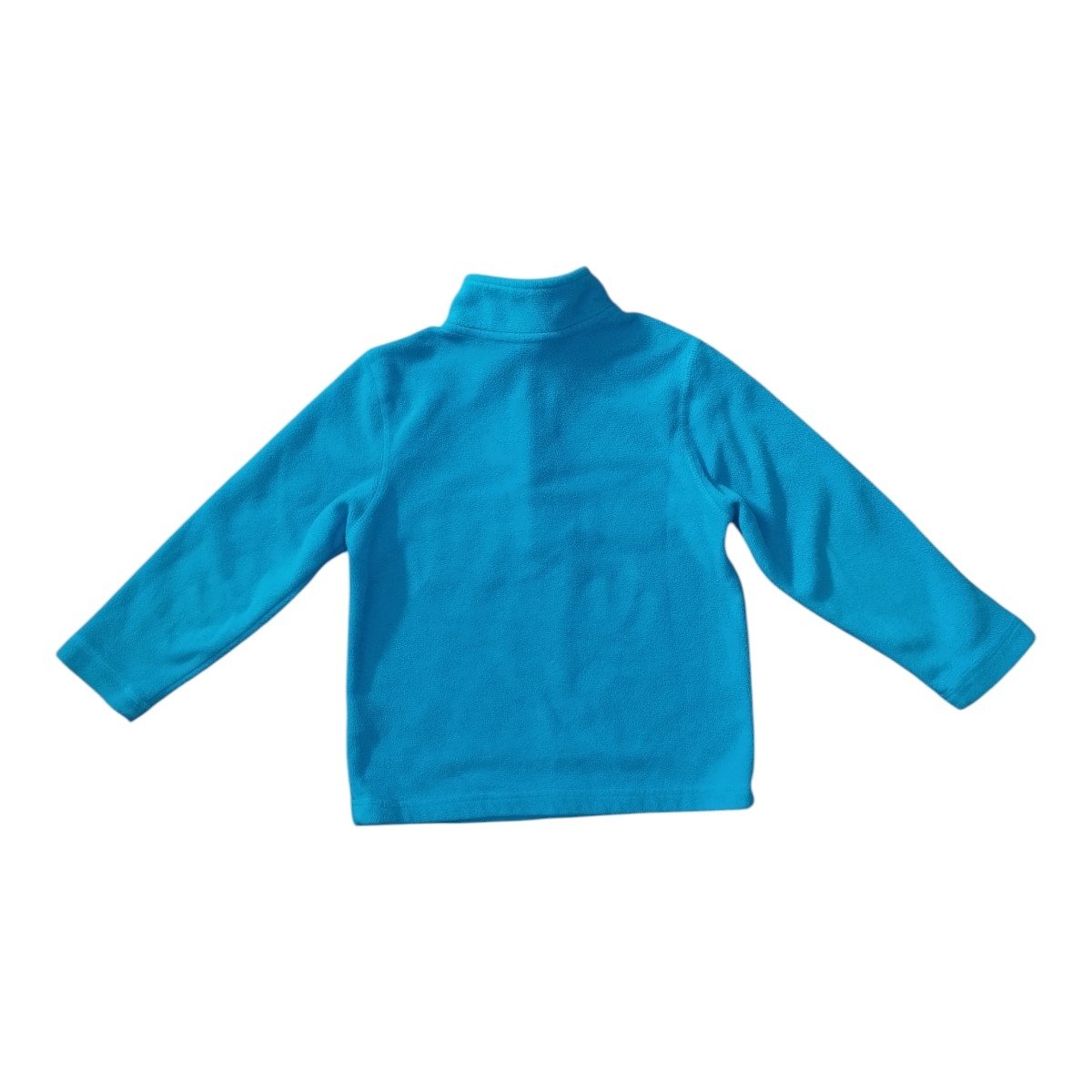 Pull polaire bleu turquoise à demi-zip Orchestra – 5 ans / 110 cm (dos)