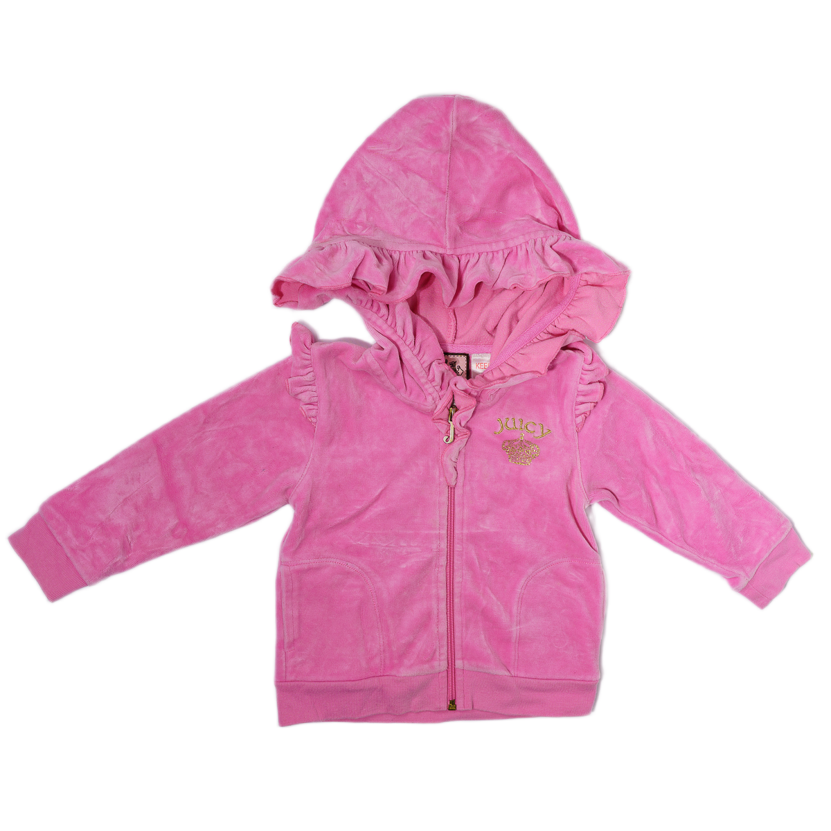 Veste zippée en velours Juicy Couture Baby – 12–18 mois
