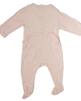 Pyjama dors-bien bébé rose « I ♥ Apples » Carrefour – 3 mois / 62 cm